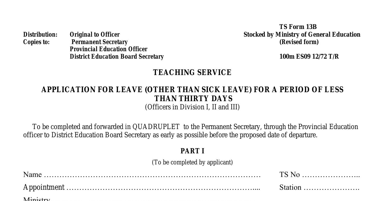Teaching service Local leave form.pdf | DocDroid