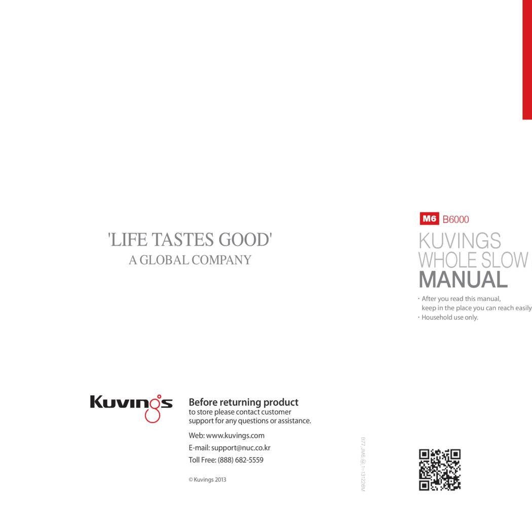 kuvings-b6000-manual.pdf | DocDroid