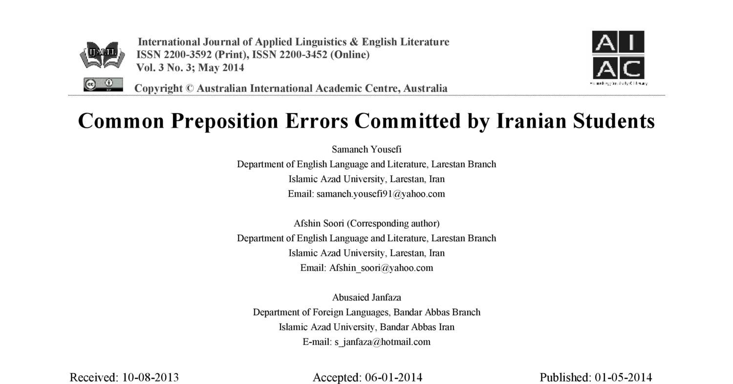Common Preposition Errors Committed by Iranian Students.pdf | DocDroid