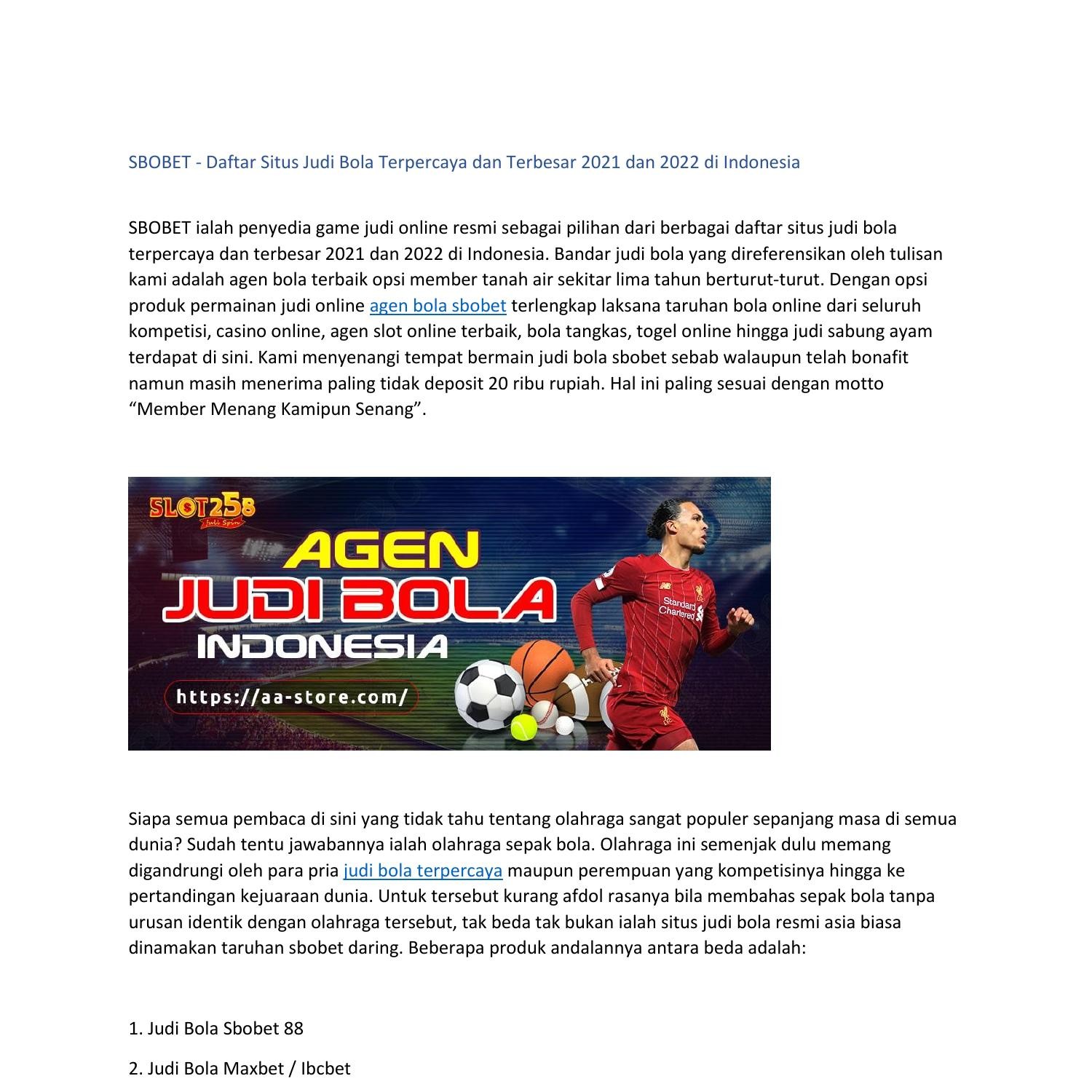 SBOBET_-_Daftar_Situs_Judi_Bola_Terpercaya_dan_Terbesar_2021_dan_2022