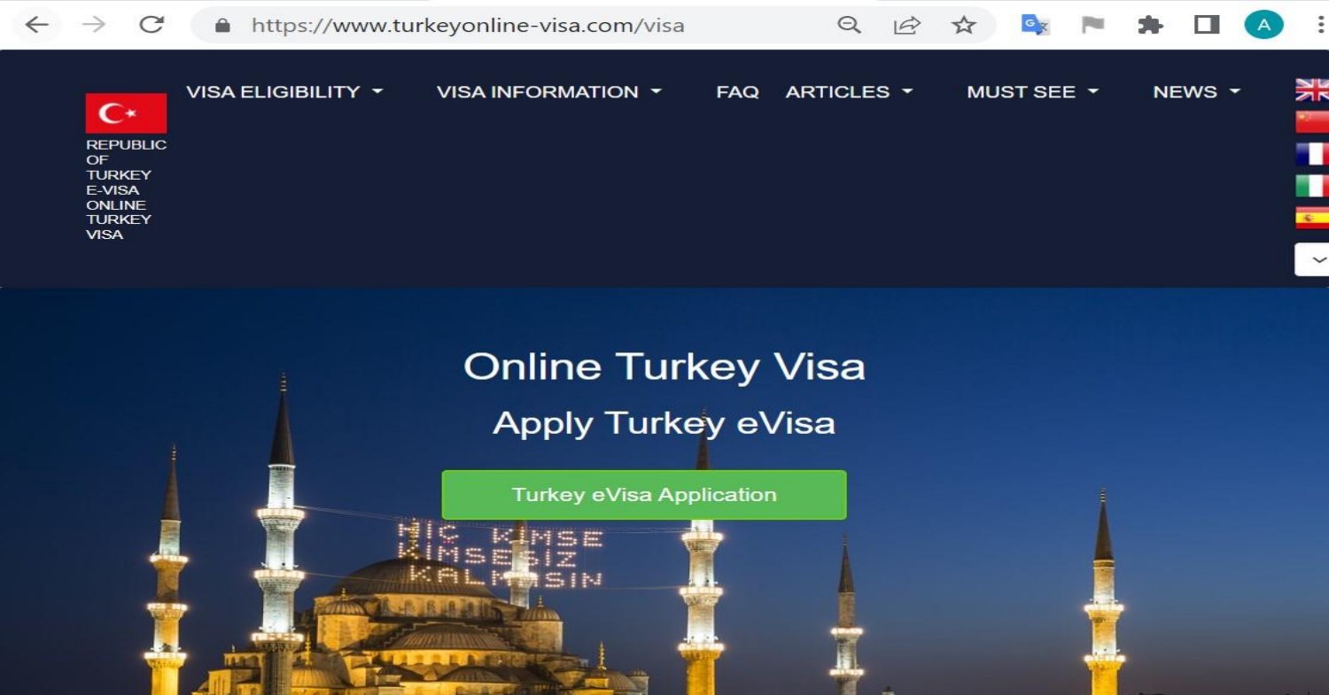 TURKEY Official Government Immigration Visa Application Online USA AND ...