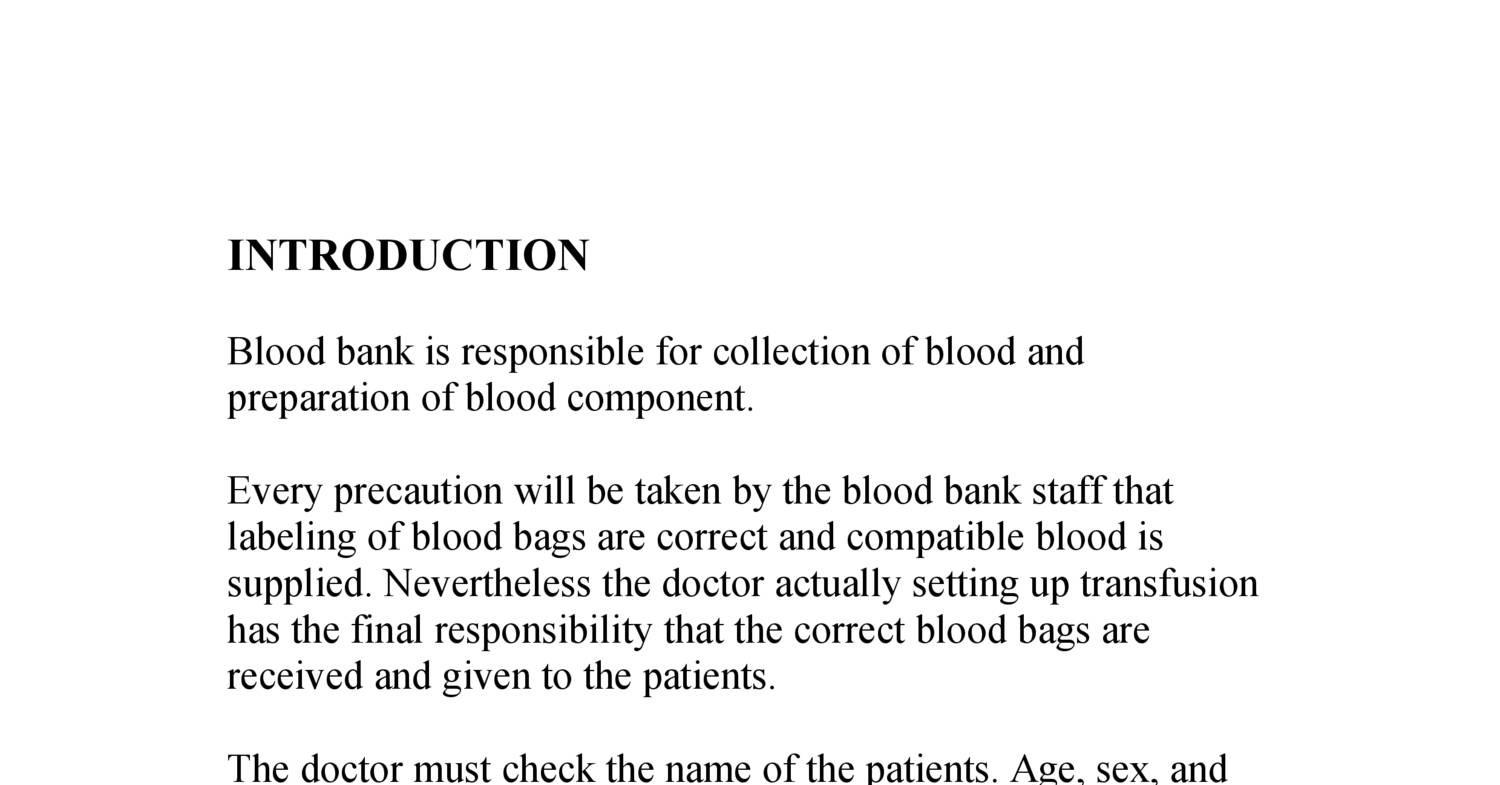 ALL TESTS IN BLOOD BANK.doc DocDroid