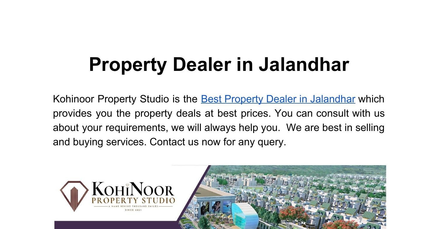 Property Dealer in Jalandhar.pdf DocDroid