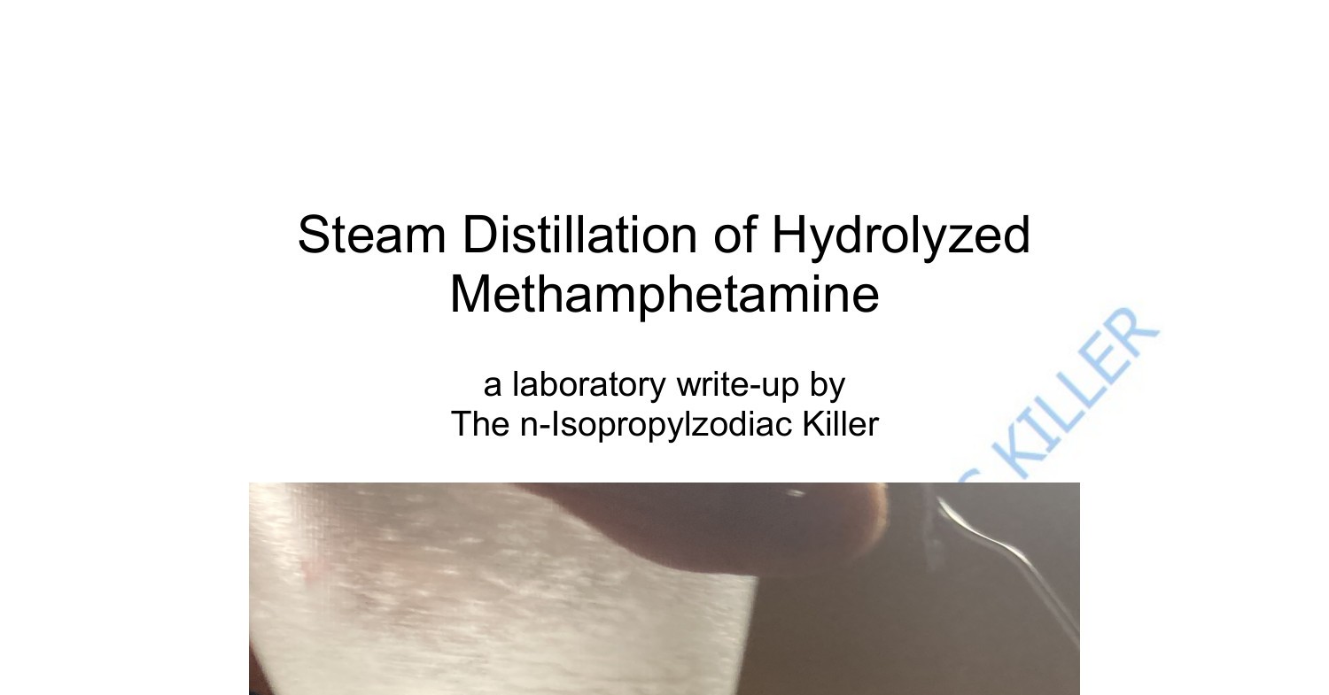 Steam distillation and heated alkaline hydrolysis new check file date