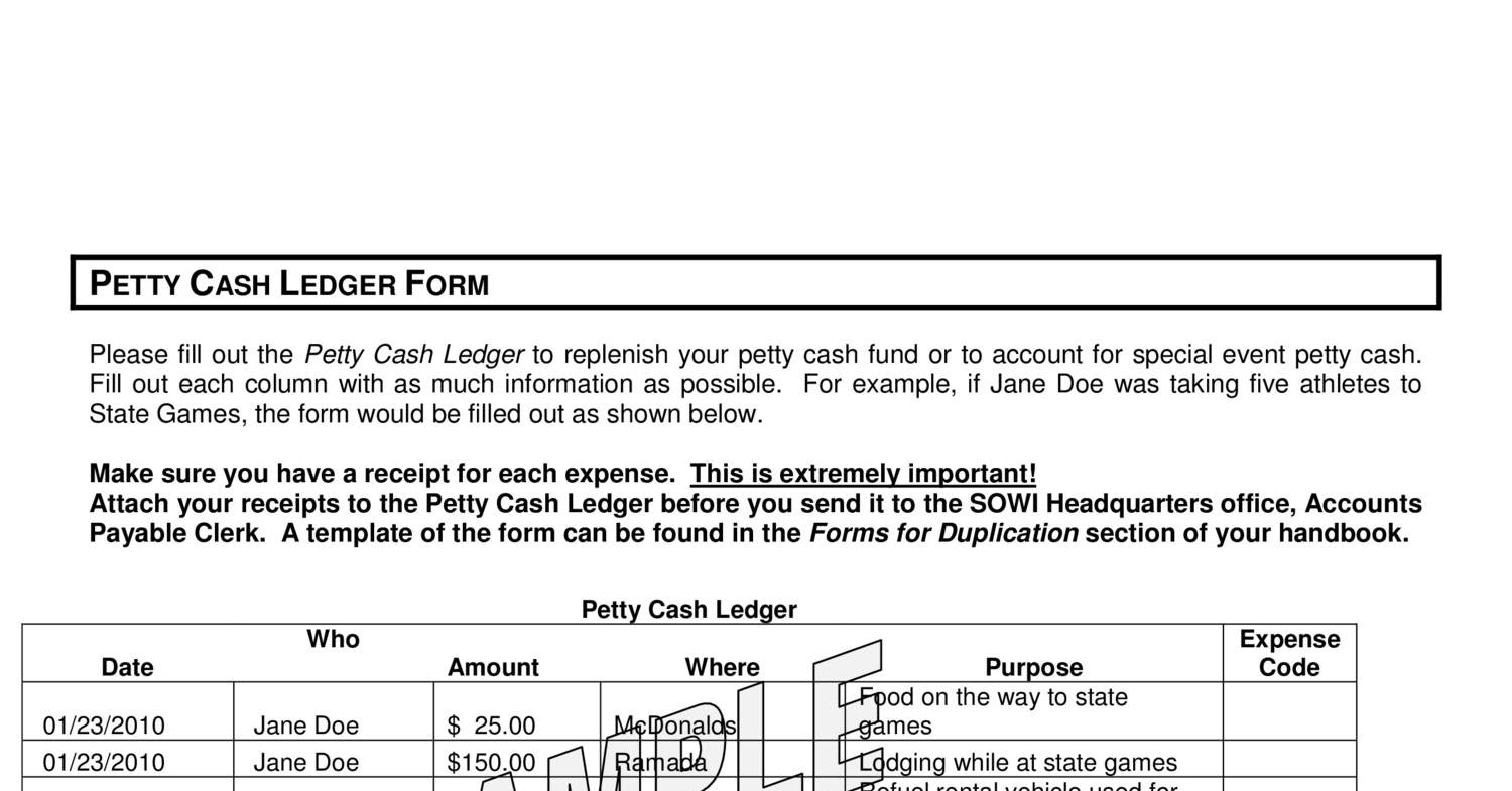 Petty Cash Ledger Form.pdf | DocDroid