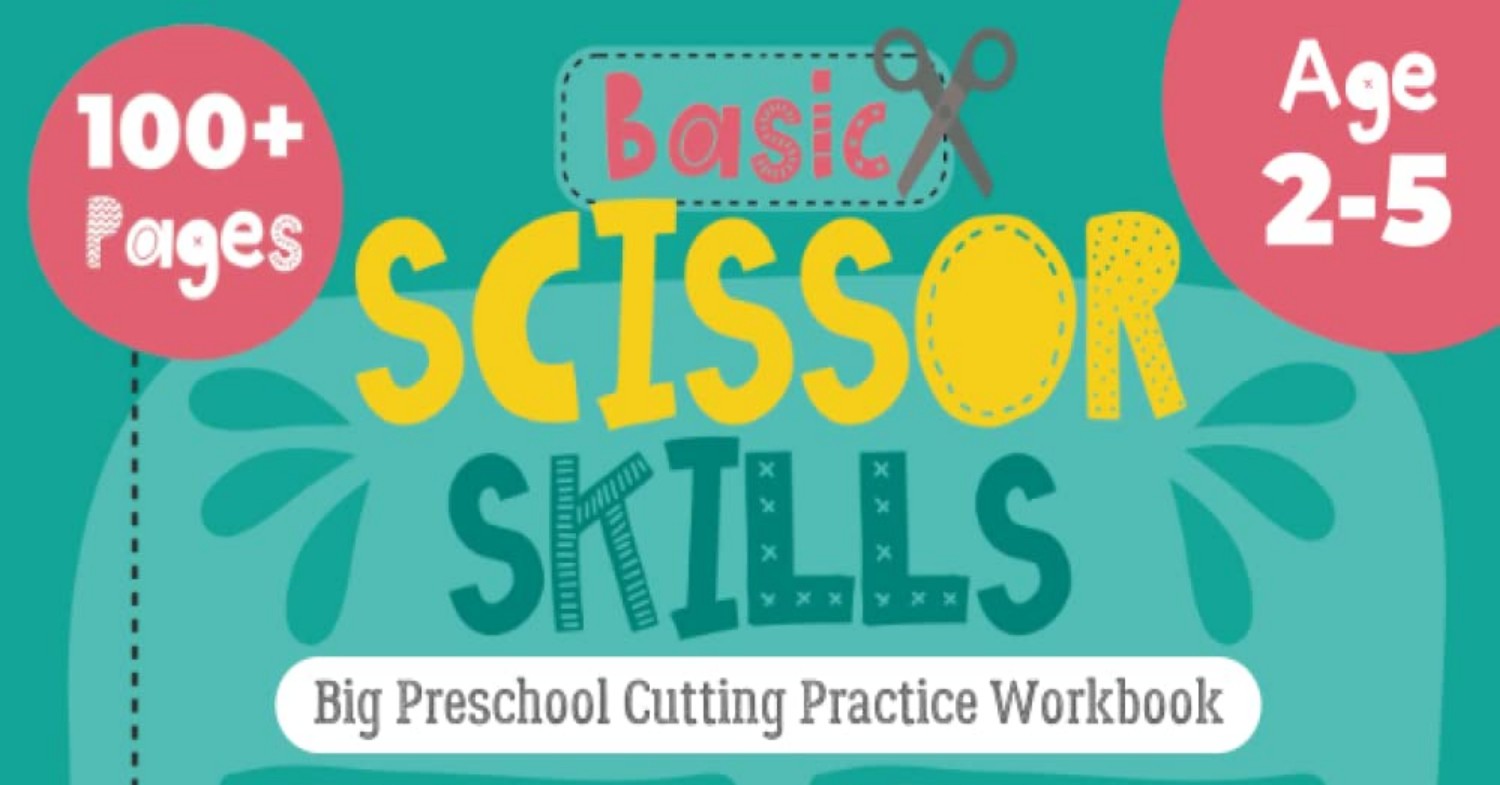 👉 Cutting with Scissors - Scissor Skills Activity Workbook