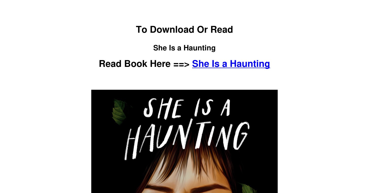 DOWNLOAD Pdf She Is a Haunting by Trang Thanh Tran.pdf DocDroid