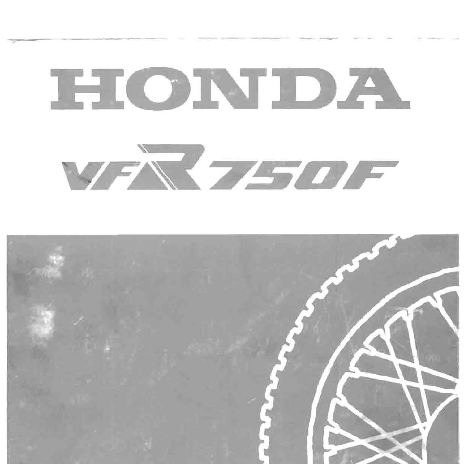 Honda VFR750F RC24 Service Manual.pdf | DocDroid