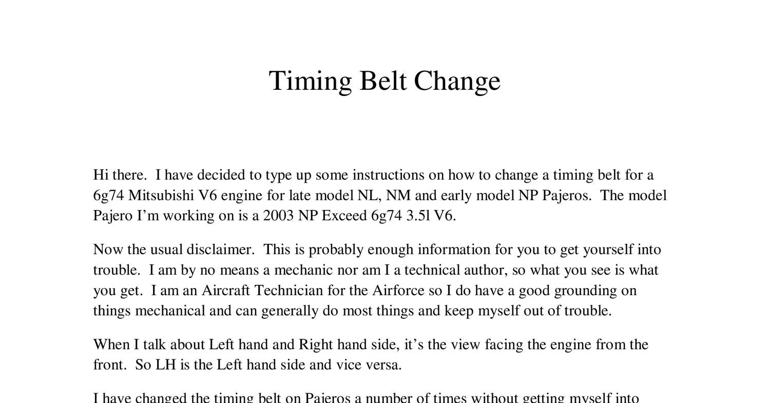 Timing Belt Change.pdf DocDroid
