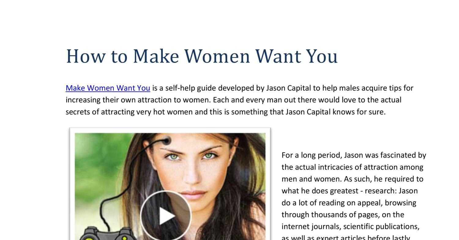 How to Make Women Want You.pdf | DocDroid