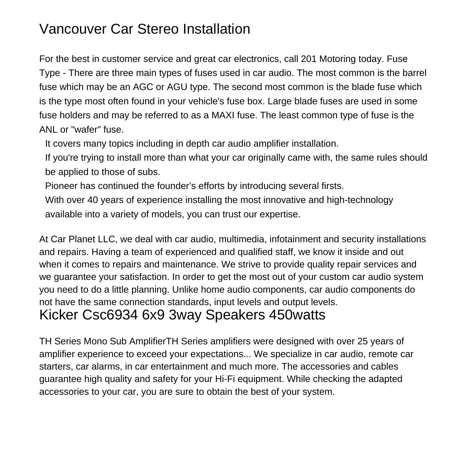 Vancouver Car Stereo Installationhlvns.pdf.pdf DocDroid