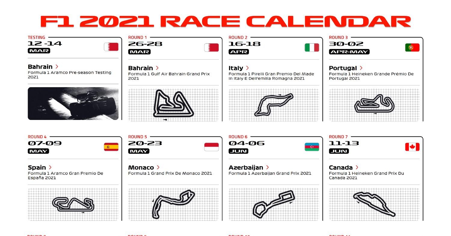 F1 2021 Calendar pdf DocDroid
