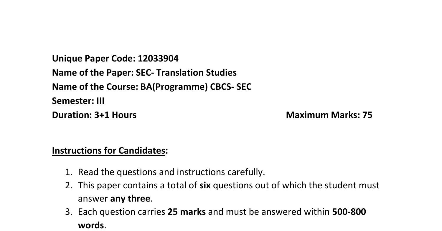 Translation Studies Question Paper 2021 OBE.pdf | DocDroid