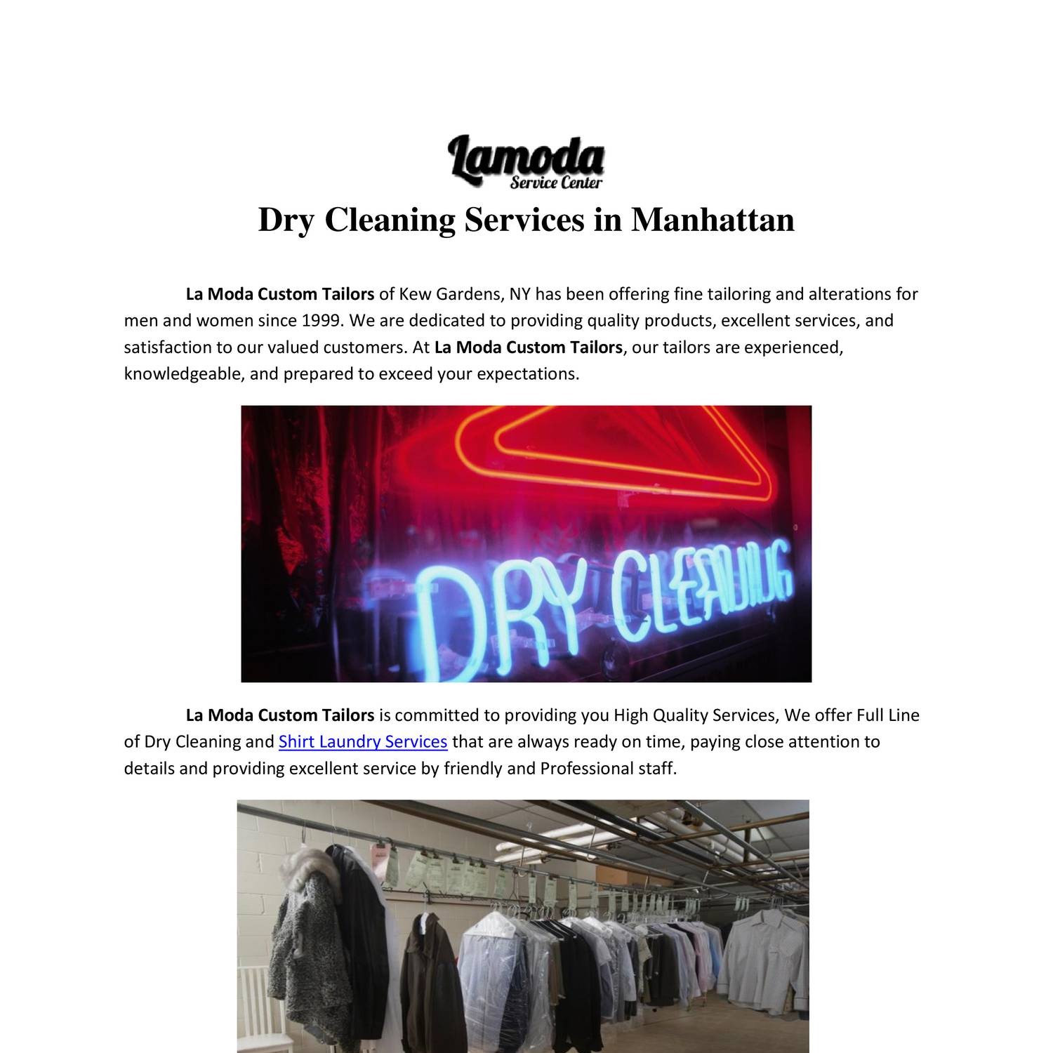 Dry Cleaning Services in Manhattan.pdf DocDroid