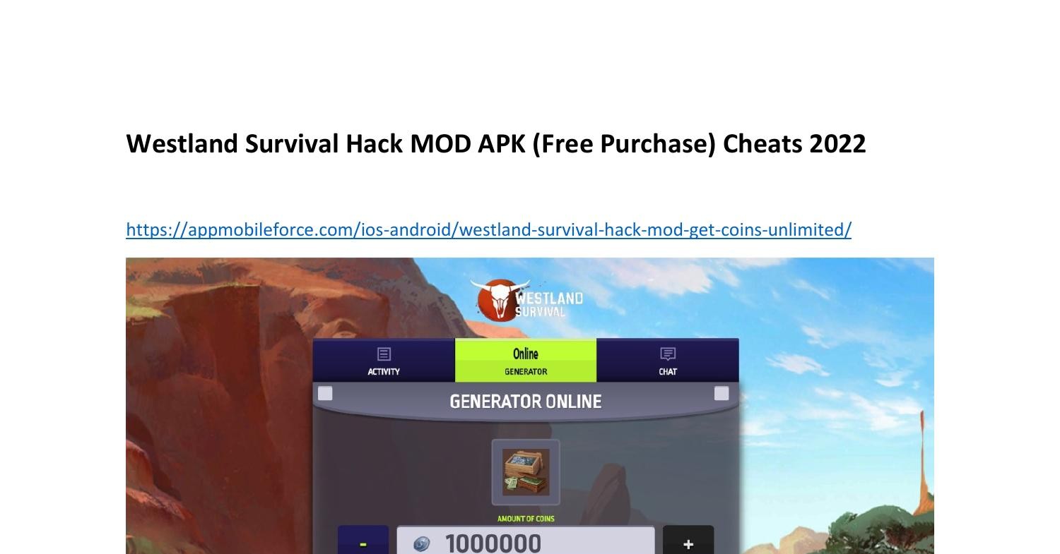 Westland Survival v3.5.2 MOD APK (Free Purchase, Mega …