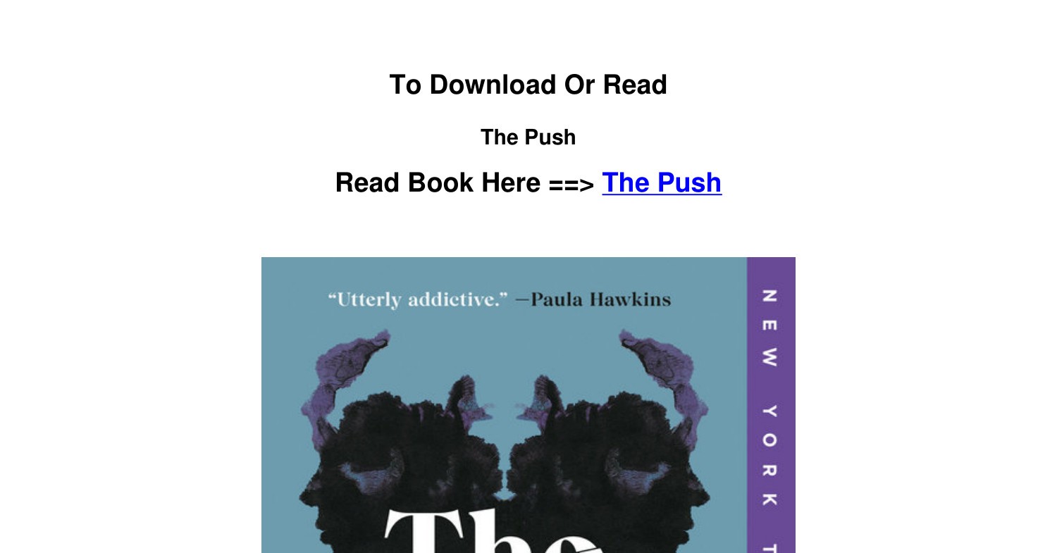 Pdf download The Push BY Ashley Audrain.pdf | DocDroid