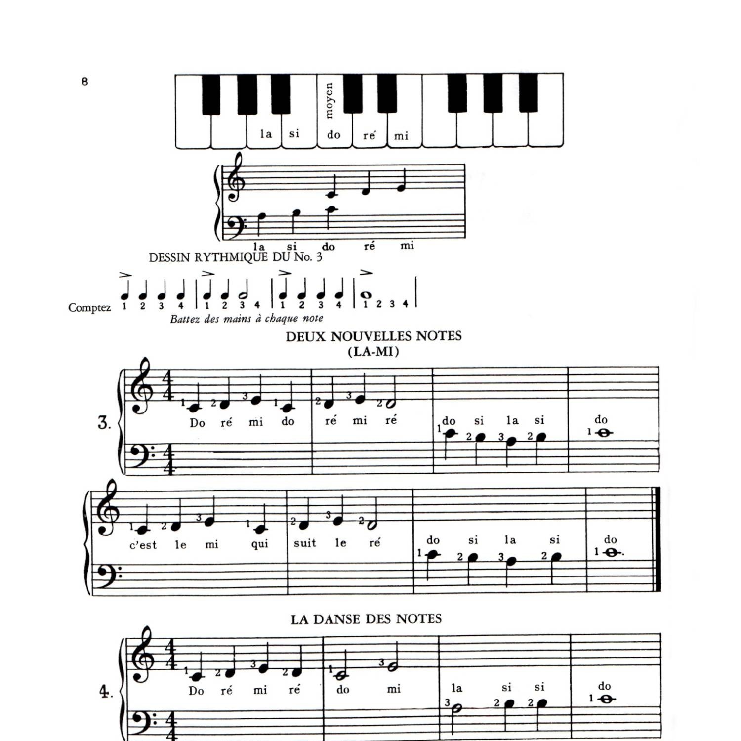Méthode de Piano A. SCHMOLL - Volume 1 