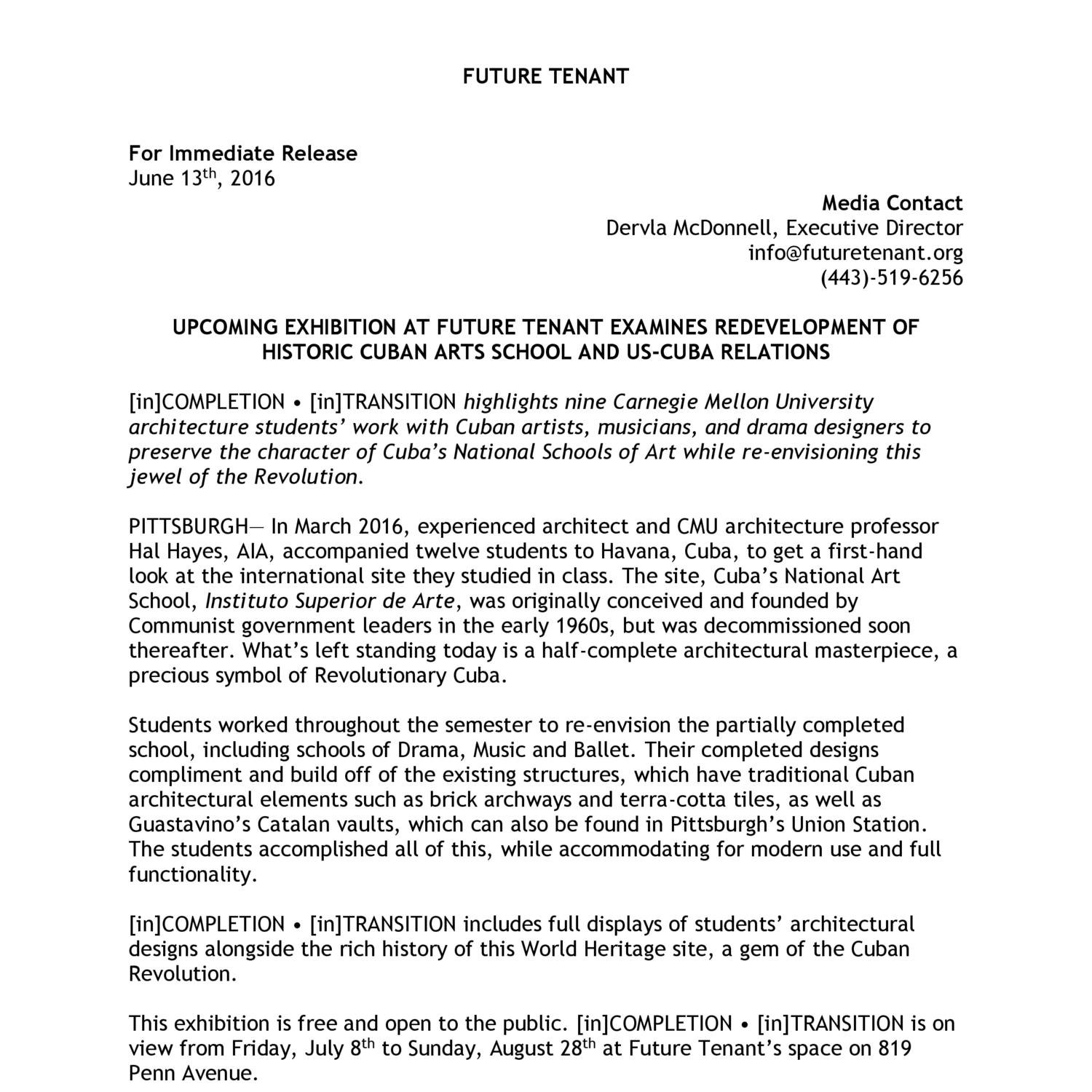 Future Tenant Cuba Press Release (2).pdf | DocDroid