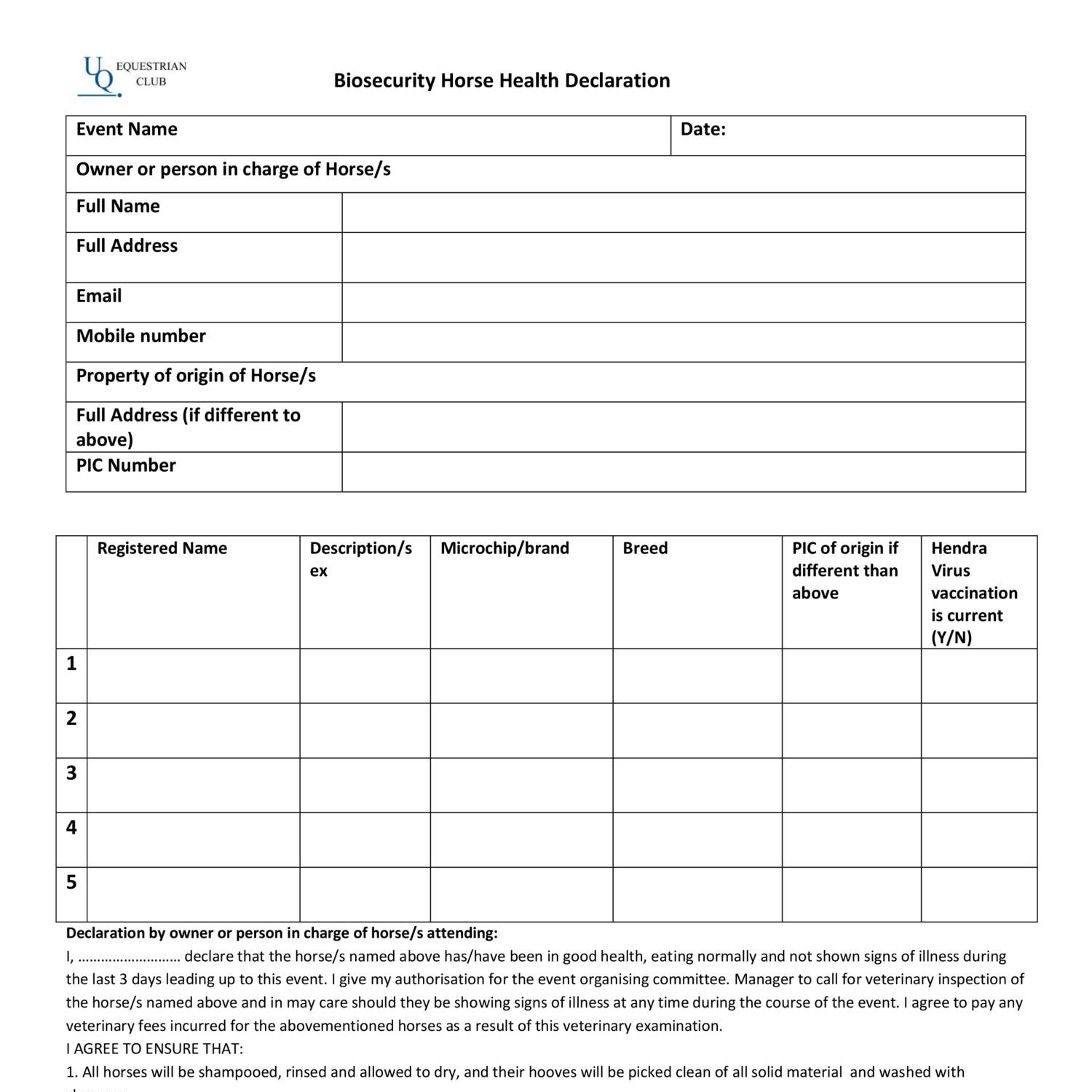 UQEC Horse Health Declaration.docx DocDroid
