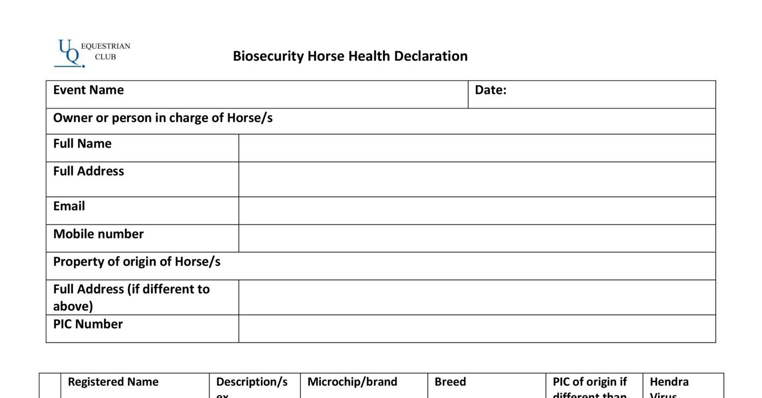 UQEC Horse Health Declaration.docx DocDroid