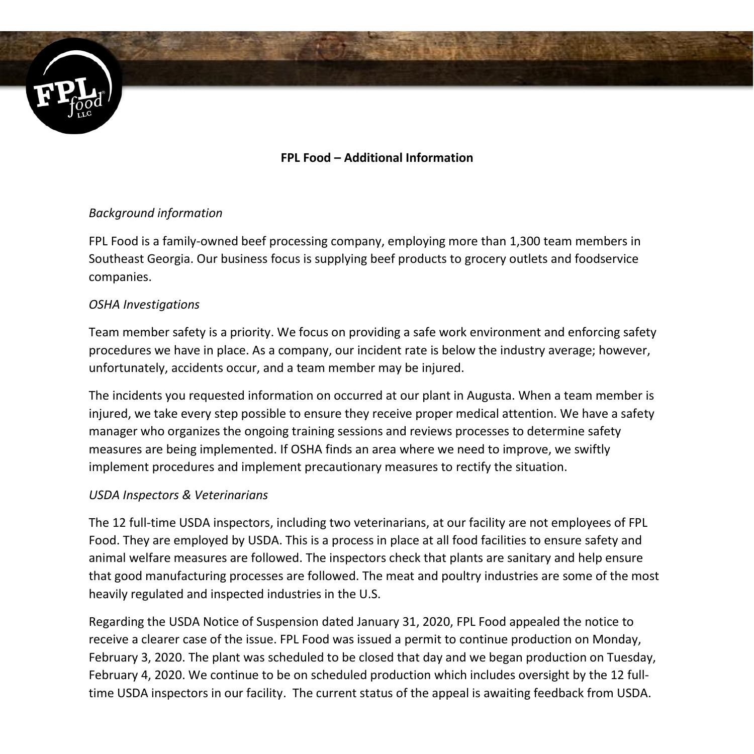 FPL Food response to WRDW Interview Request Addendum_06242020 (1).pdf ...