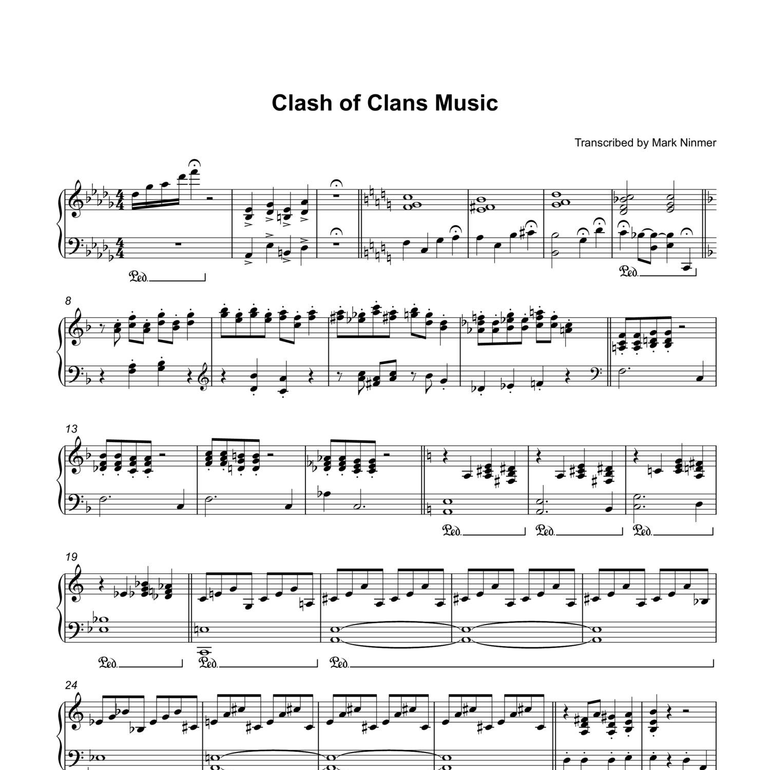 Clash of Clans Music - Full Score.pdf - DocDroid