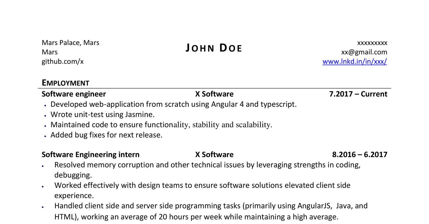 CV- John Doe - New.pdf | DocDroid