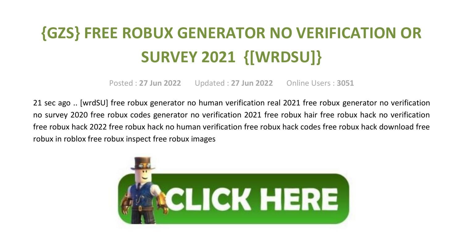 Free Robux - Get Free Robux Codes - Roblox Free Robux Generator 2020 - Free Robux  Codes For Roblox.pdf