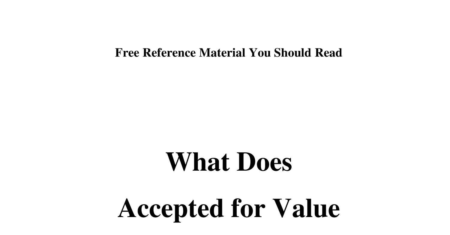 Accepted for Value Taken for Value.pdf DocDroid
