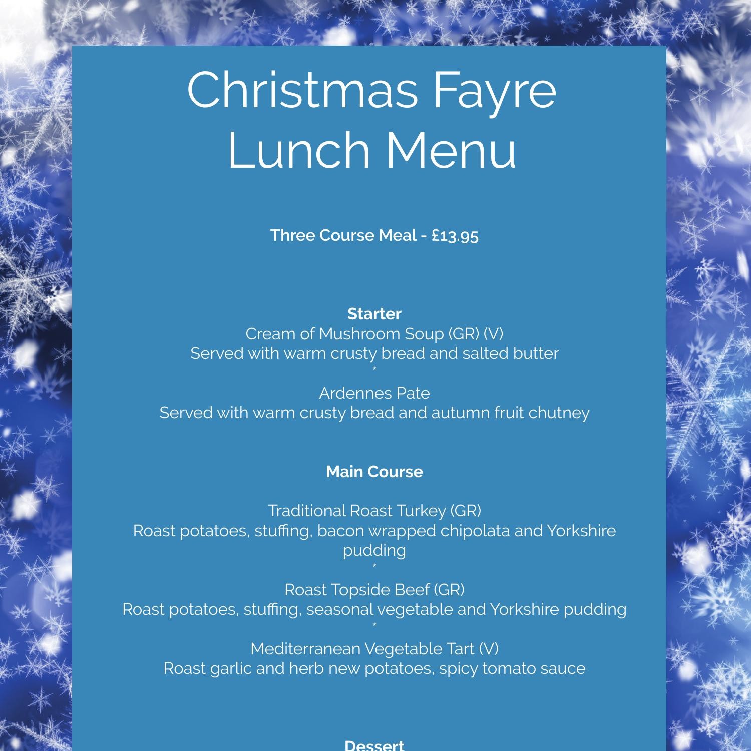 Christmas Menus 2022 pdf DocDroid