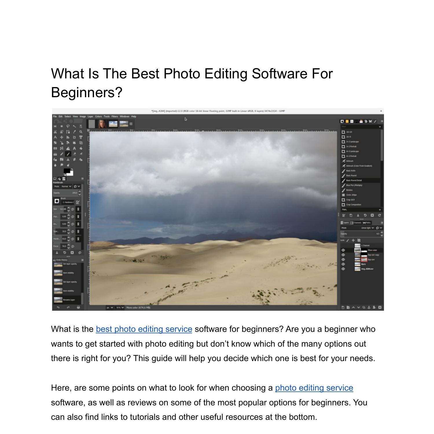 Can You Really Find Learn How To Find The Best Photo Editing Software For Beginners pdf DocDroid