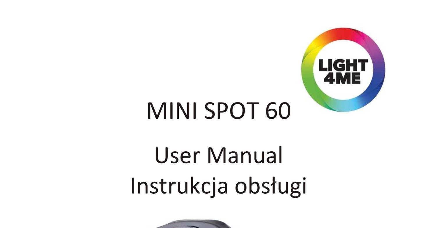 Mini Spot 60 manual.pdf DocDroid